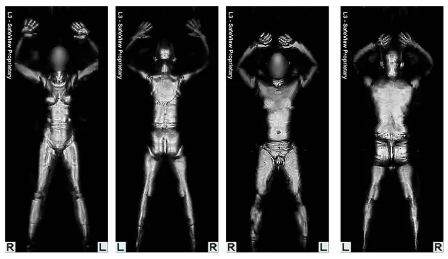 body scanners at airport security