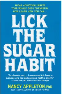 Reyes Syndrome and Lick The Sugar Habit